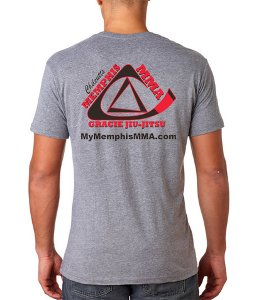 men martial art t-shirt back